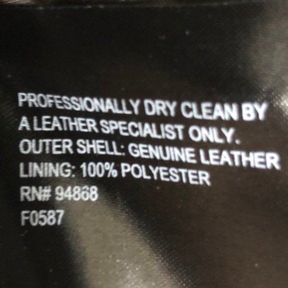 Bernardo Brown Genuine Leather Studded Jacket - Picture 7 of 7